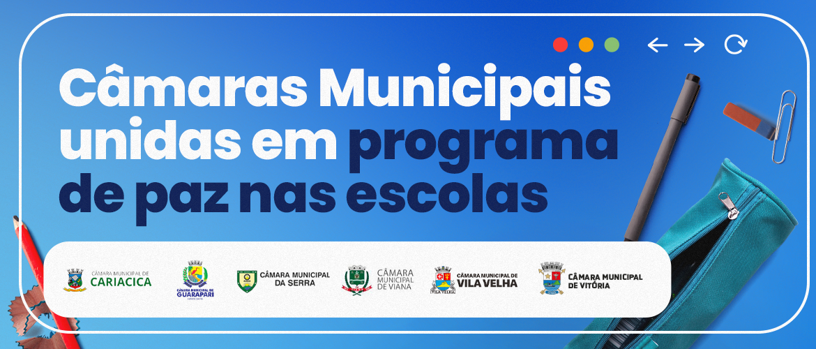 Nota oficial das Câmaras Municipais de Vitória, Vila Velha, Viana, Serra, Guarapari e Cariacica